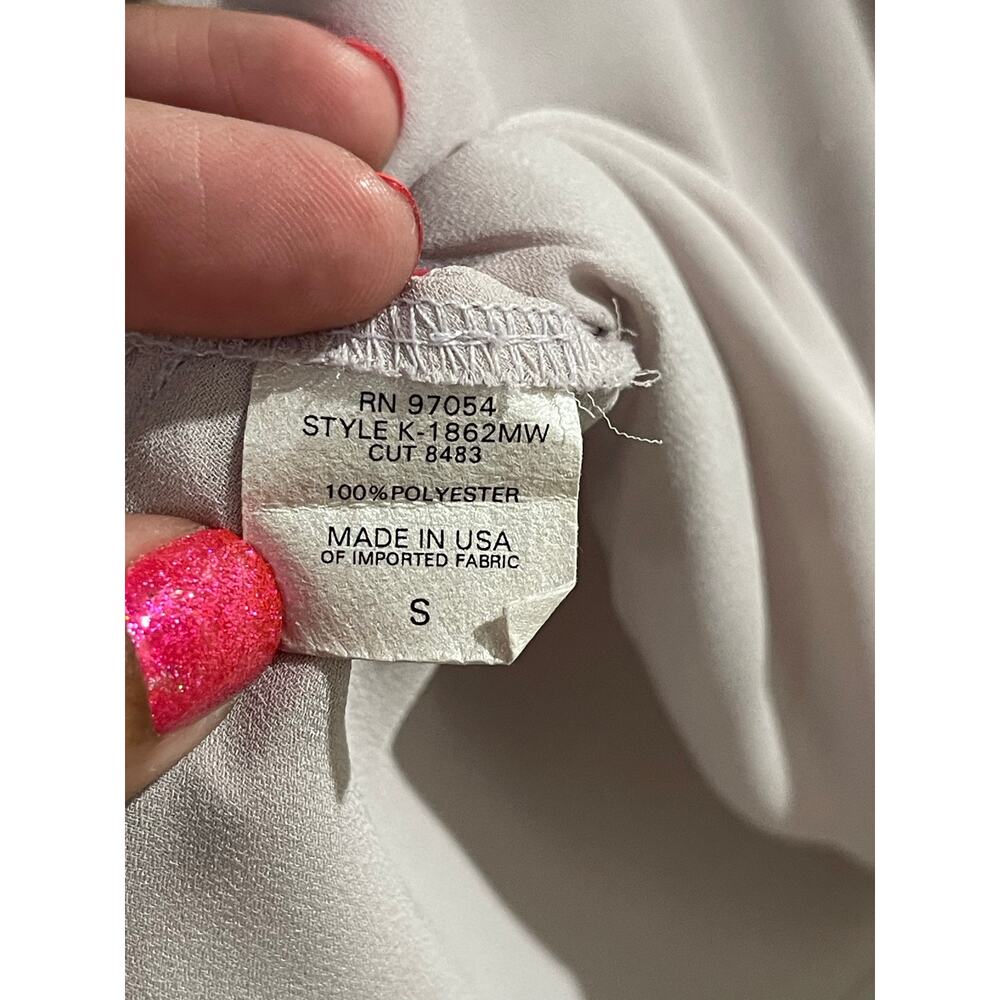 krisa lilac ruffle sleeve blouse - S EUC - Picture 5 of 15